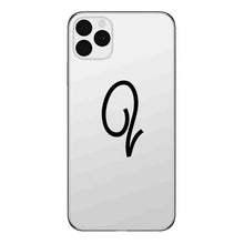 Load image into Gallery viewer, Letter Q Sticker - italic