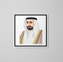 Load image into Gallery viewer, استيكر الشيخ سلطان القاسمي 2
